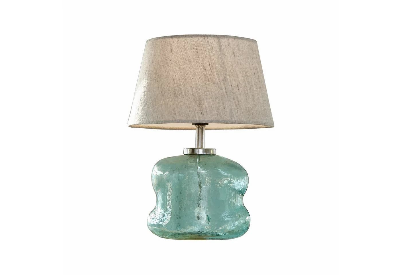 Mirabeau Tischleuchte Rufino Blau/Beige
