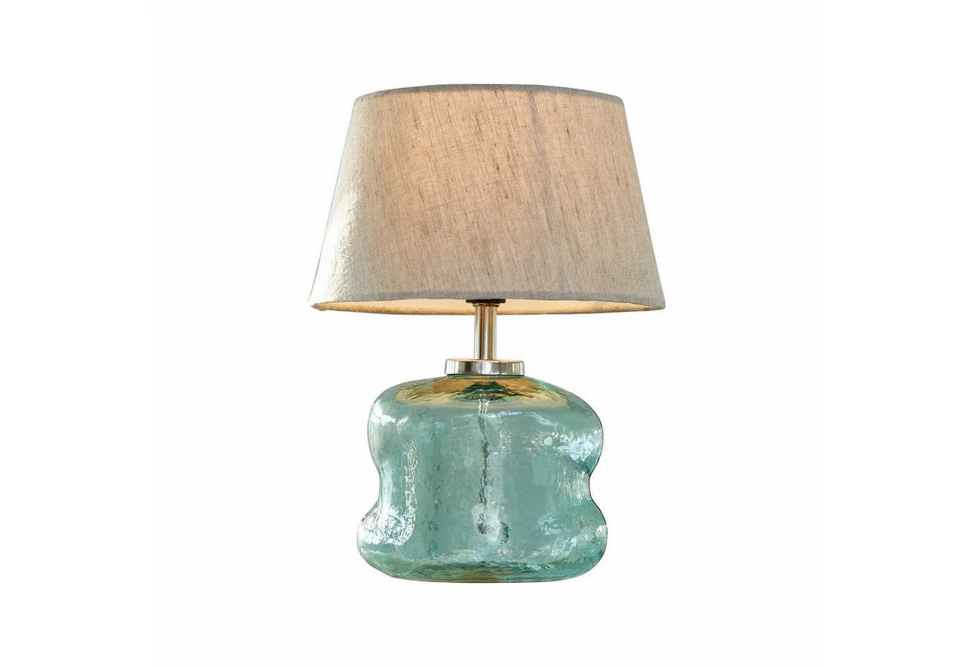 Mirabeau Tischleuchte Rufino Blau/Beige - Bild 2