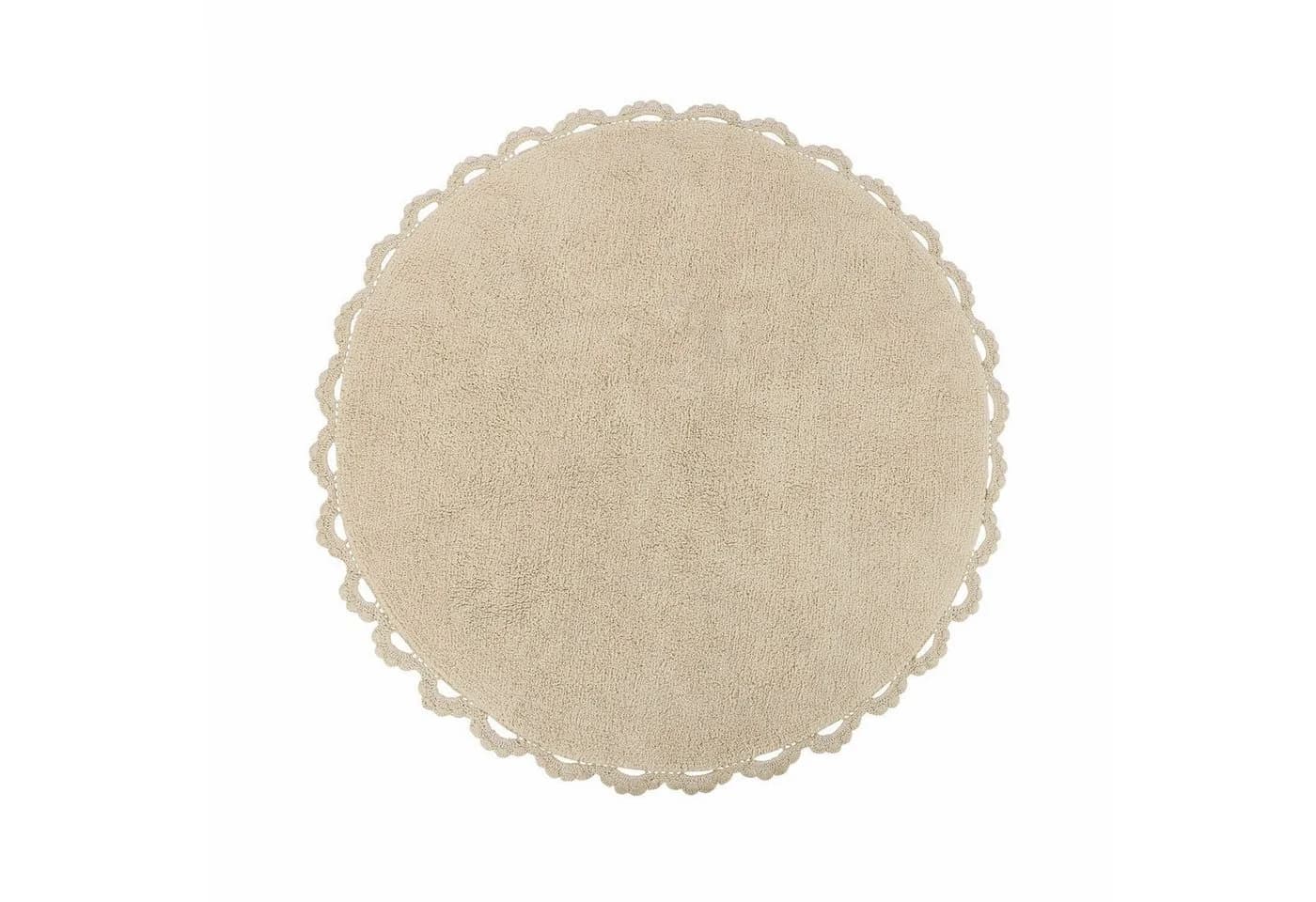 Mirabeau Teppich Arash Creme Baumwolle 120 cm - Bild 2