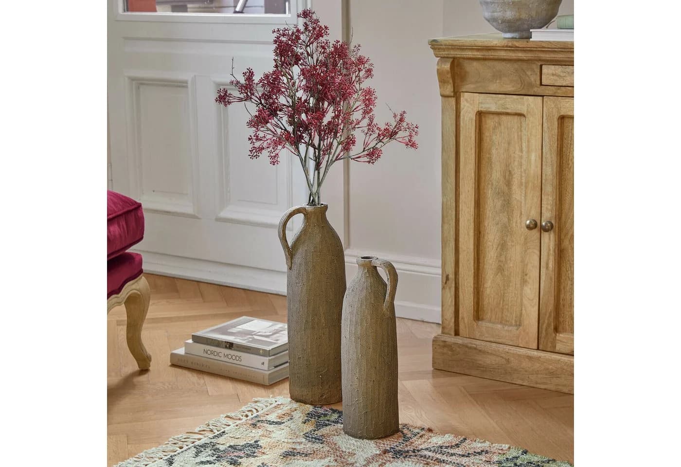 Mirabeau Tischvase 2er Set Kalidaan Terrakotta - Bild 5