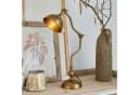 Mirabeau Tischleuchte Harrowden Antikmessing Retro Design Bild 3