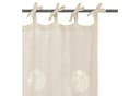 Mirabeau Gardine Pivonar Beige Leinen Stickerei Paisley Bild 4
