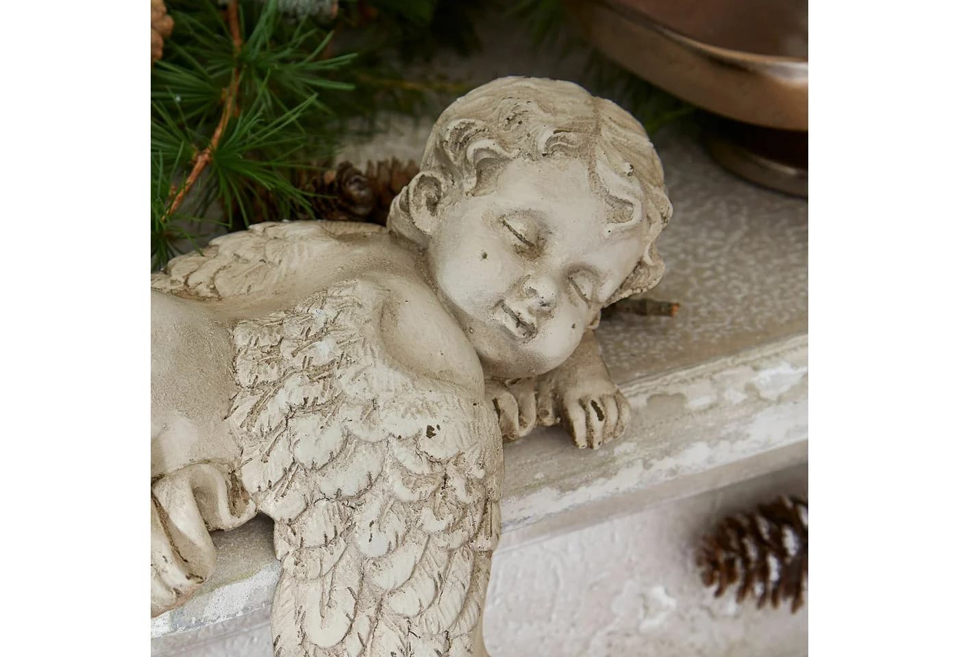Mirabeau Weihnachtsfigur Deko-Engel Deronza Creme - Bild 4