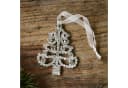 Mirabeau Christbaumschmuck Anhänger Orilane silber Tannenform Bild 1