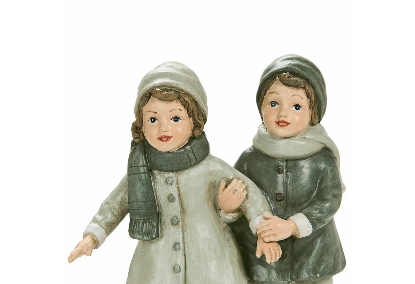 Mirabeau Weihnachtsfigur 2er Set Andros grün Polyresin - Bild 4