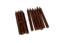 Mirabeau Stumpenkerzen 12er Set dunkelbraun Bild 2