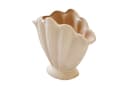 Mirabeau Tischvase Nuvienne Creme Steinzeug Muschelform Bild 1