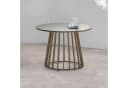 Mirabeau Olianne Beistelltisch Braun/Schwarz Beton-Look Bild 1