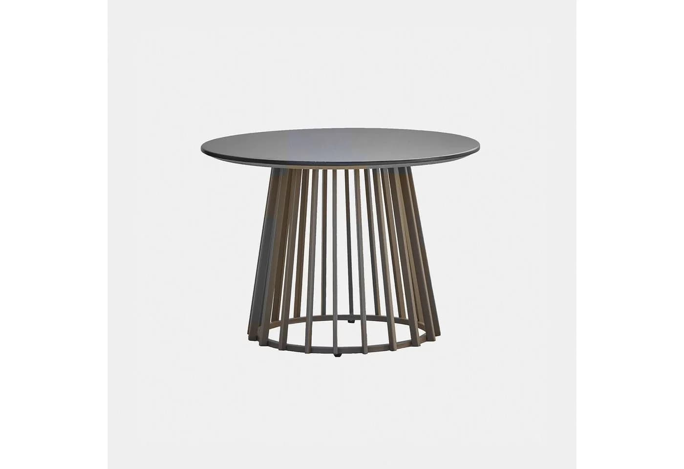 Mirabeau Olianne Beistelltisch Braun/Schwarz Beton-Look - Bild 2