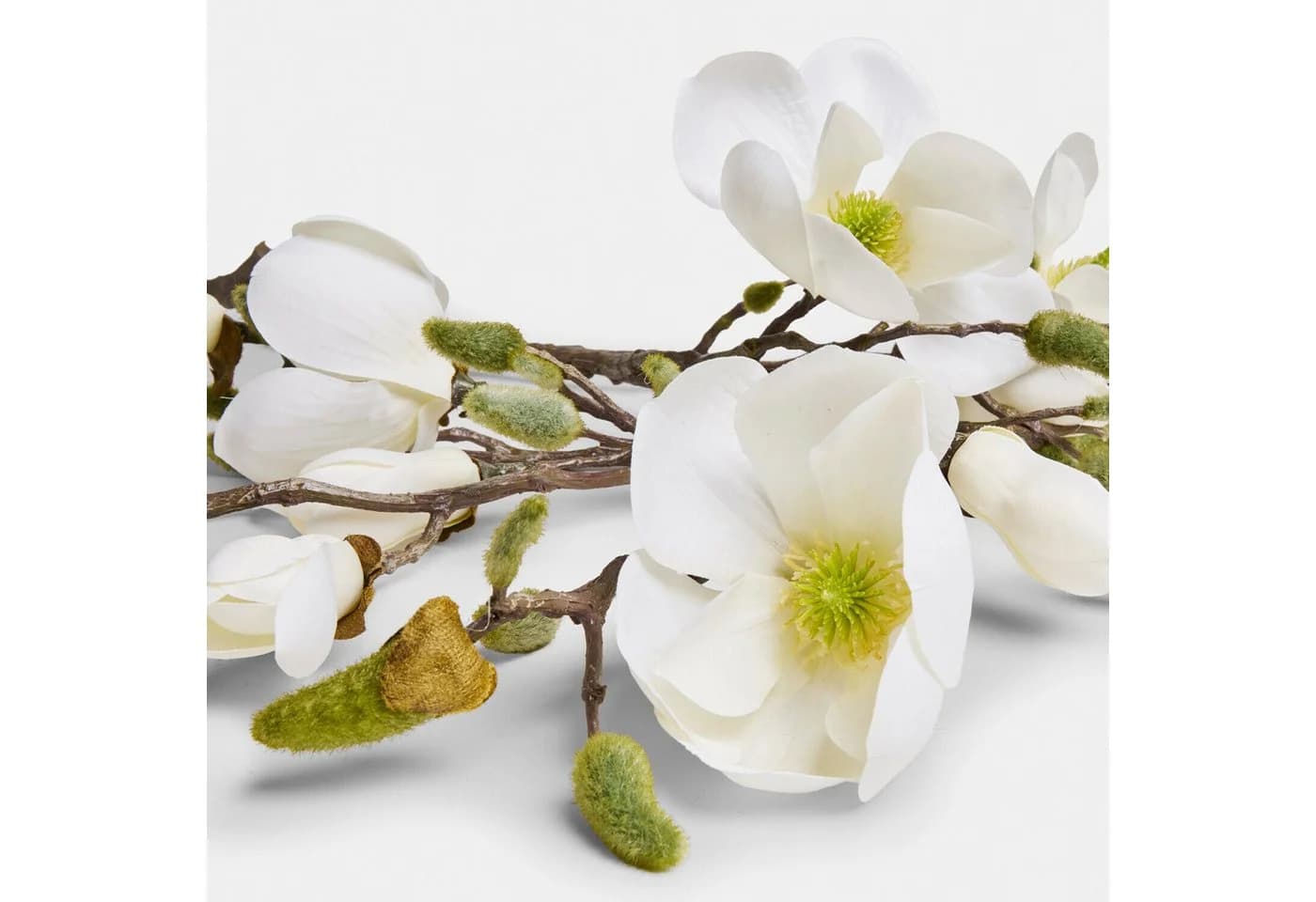 Mirabeau Kunstblume Deko-Blume 2er Set Aurélines creme - Bild 4