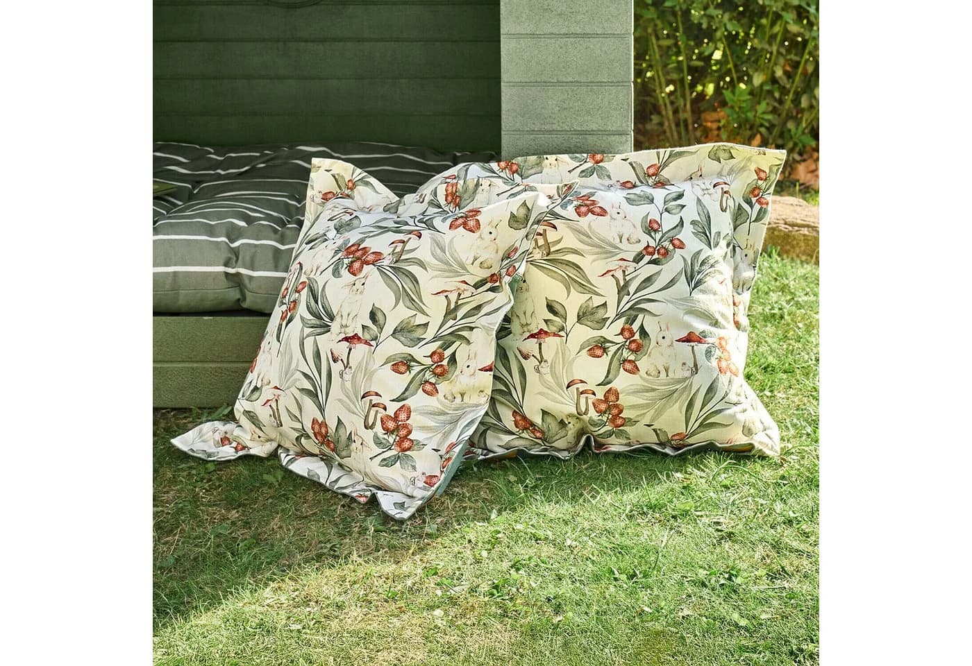 Mirabeau Kissenhülle 2er Set Hoplet bunt Allover-Print - Bild 3