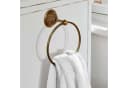 Mirabeau Handtuchhalter Quenlivre antikmessing mit floraler Zierplatte Bild 1