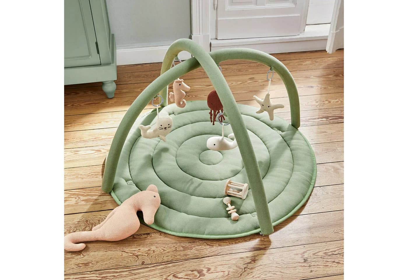 Mirabeau Spielbogen Bubbilo grün/bunt mit abnehmbarem Bogen