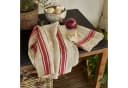 Mirabeau Geschirrtuch 2er Set Norisse Leinen Rot Bild 1