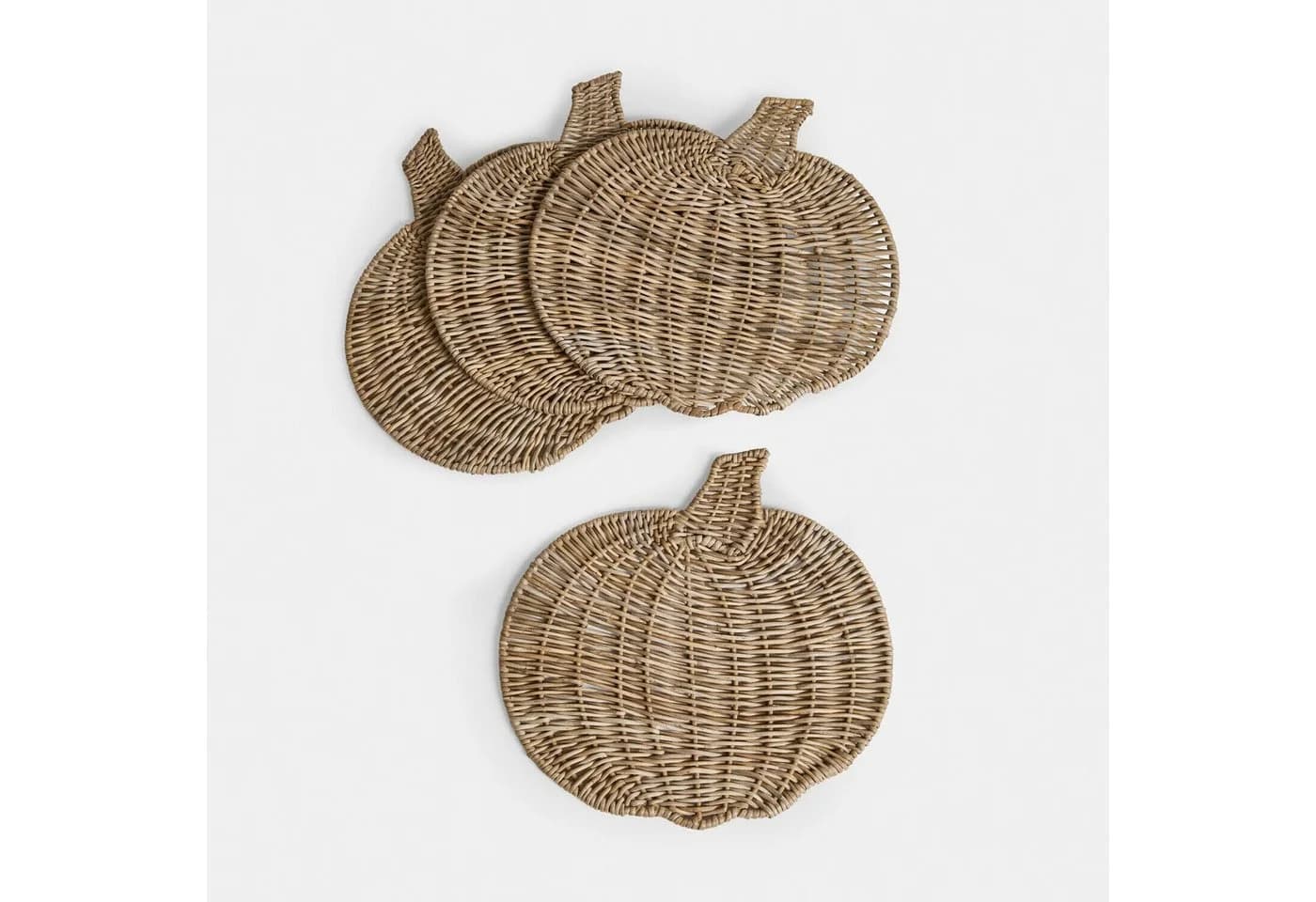 Mirabeau Platzset 2er Set Larivonne beige Rattan Kürbisform - Bild 2