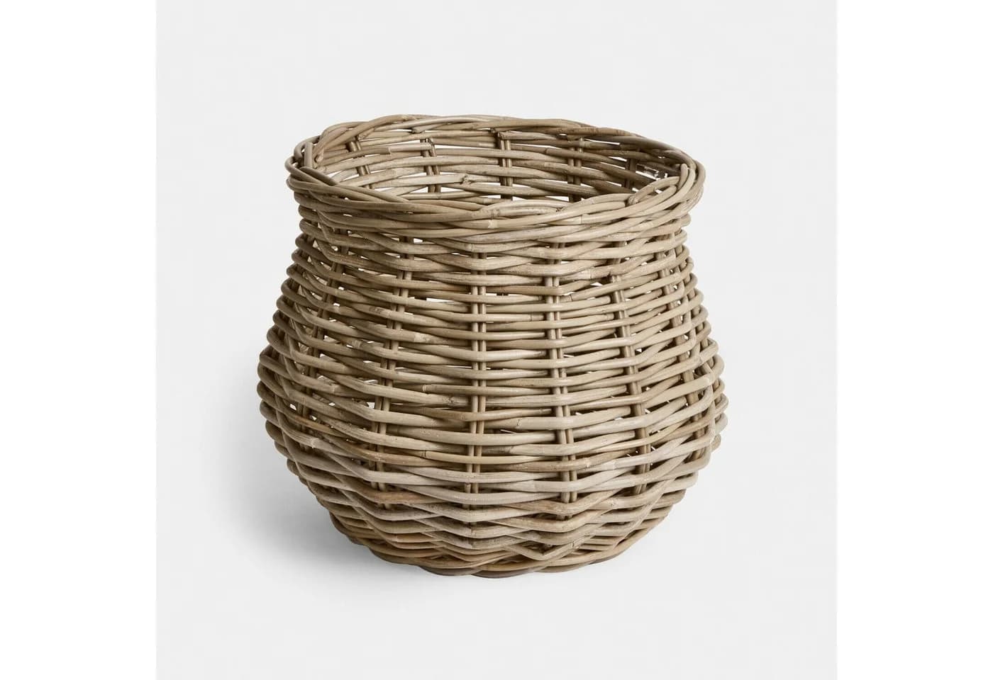 Mirabeau Dekokorb Elvendia grau aus handgeflochtenem Rattan - Bild 2