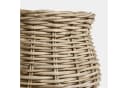 Mirabeau Dekokorb Elvendia grau aus handgeflochtenem Rattan Bild 5
