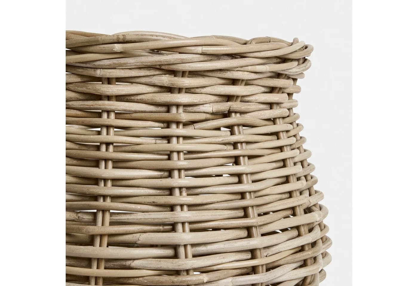 Mirabeau Dekokorb Elvendia grau aus handgeflochtenem Rattan - Bild 5