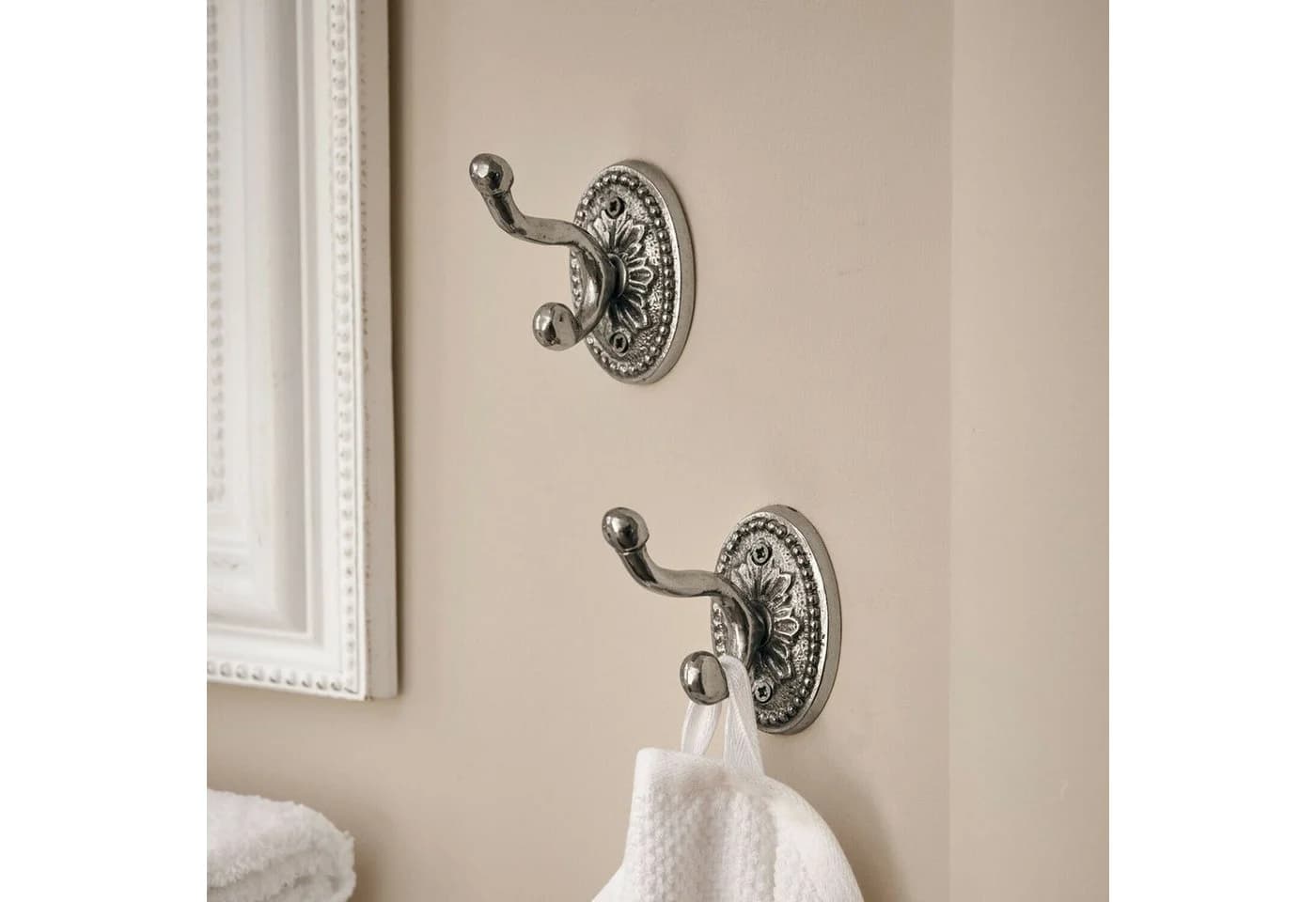 Mirabeau Dekohaken 2er Set Xélivonne Antiksilber Aluminium