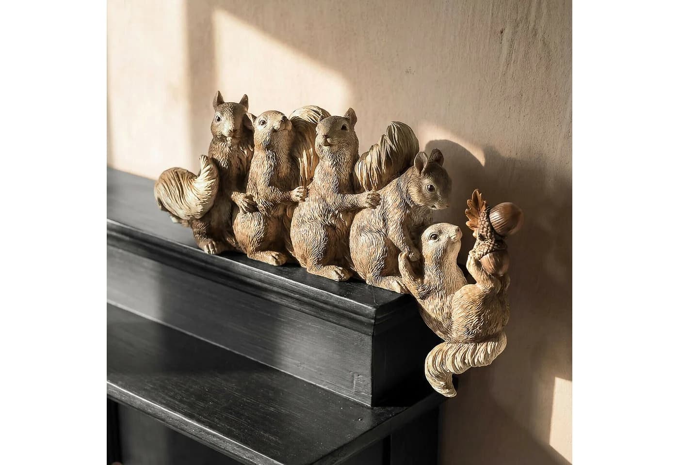 Quinnby Deko-Eichhörnchen Quinnby antikbraun Polyresin
