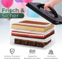 Novaliv Kuchen-Transportbox Transparent mit Klickverschluss Bild 1