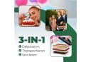 Novaliv Kuchen-Transportbox Transparent mit Klickverschluss Bild 4