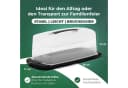Novaliv Kuchen-Transportbox 3er Set Rund, Eckig und Rechteckig Bild 5