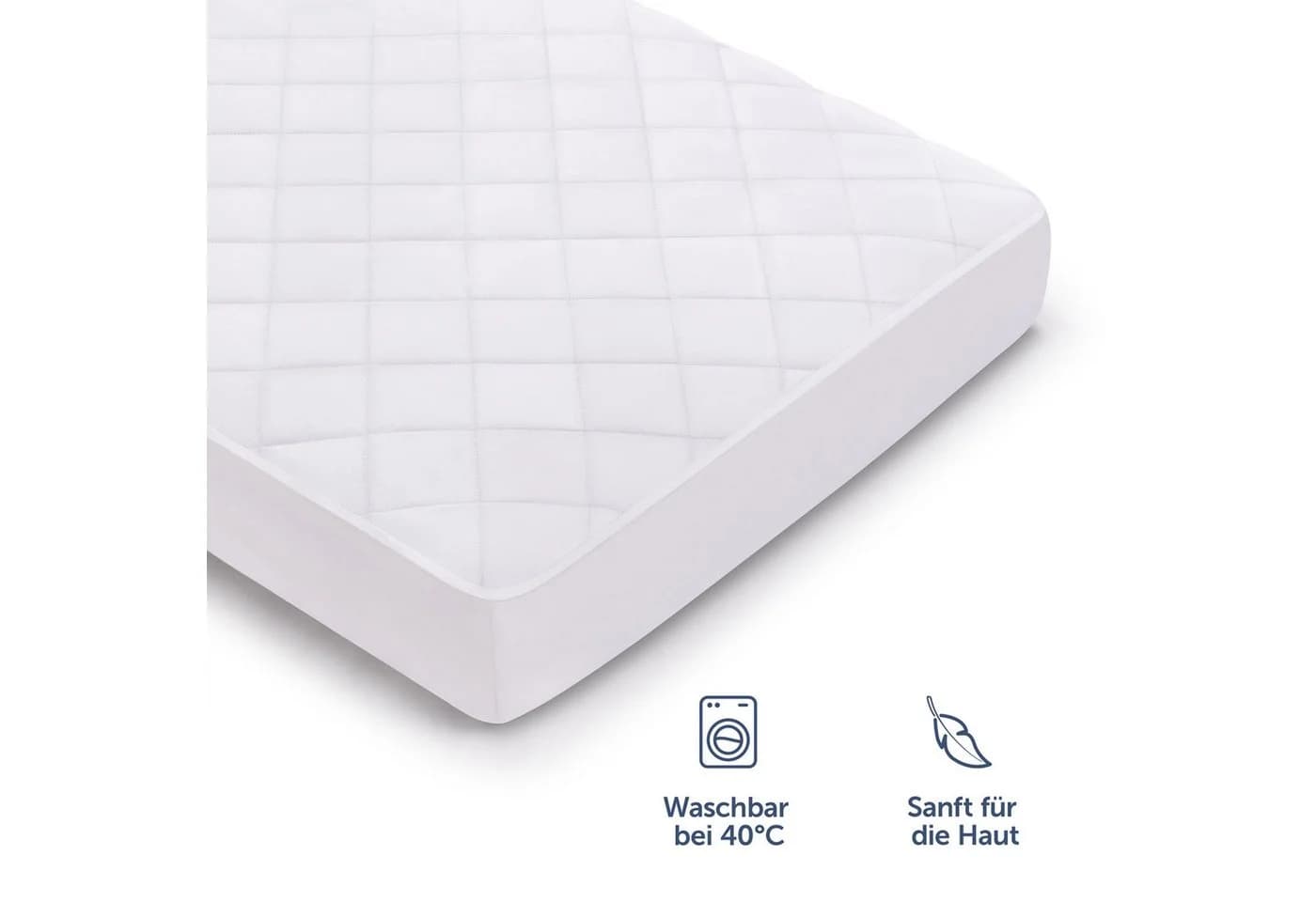 Blumtal Matratzenschoner Luxus Gesteppter Matratzenschoner Anti-Allergie Wasserdicht