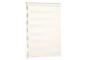 Blumtal Doppelrollo Klemmfix Fenster ohne Bohren Verdunkelung Beige/Weiss Bild 2