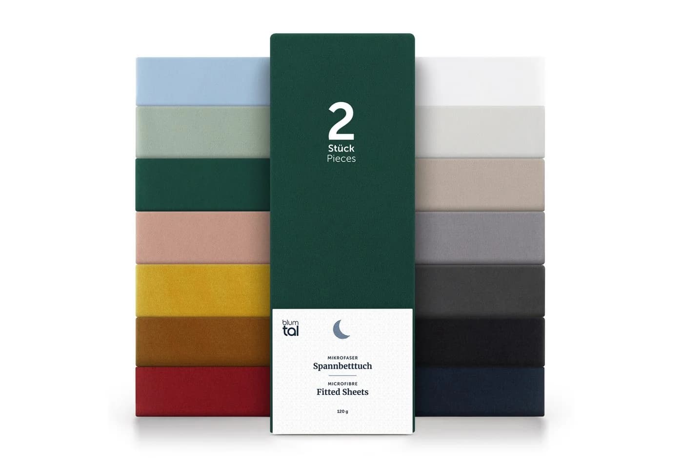 Blumtal Spannbettlaken Premium Microfaser Oeko-Tex zertifiziert - Bild 2