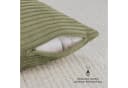 Blumtal Kissenhülle 2er Set Cord 40x40 cm Grün Versteckter Reißverschluss Bild 1