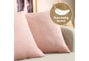 Blumtal Kissenbezug Chenille 2er Set Rosa Versteckter Reißverschluss Bild 1