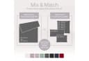 Blumtal Mako-Satin Bettwäsche 100% Baumwolle Rot OEKO-TEX Bild 1