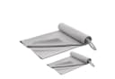 Blumtal Fitness Handtuch 2er Set Mikrofaser Grau Bild 2
