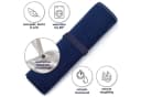 Blumtal Fitness Handtuch 2er Set Mikrofaser Grau Bild 4