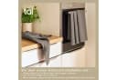 Blumtal Geschirrtuch Set 4-tlg. Grau 100% Baumwolle Waffelgewebe Bild 1