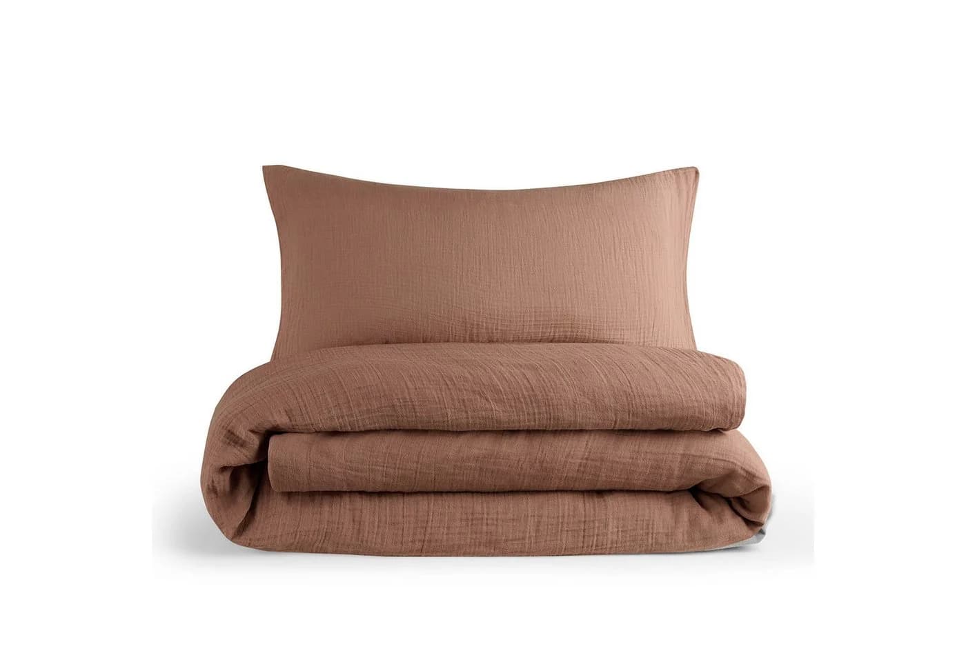 Laleni Kinderbettwäsche Musselin 100% Baumwolle OEKO-TEX Orange - Bild 2
