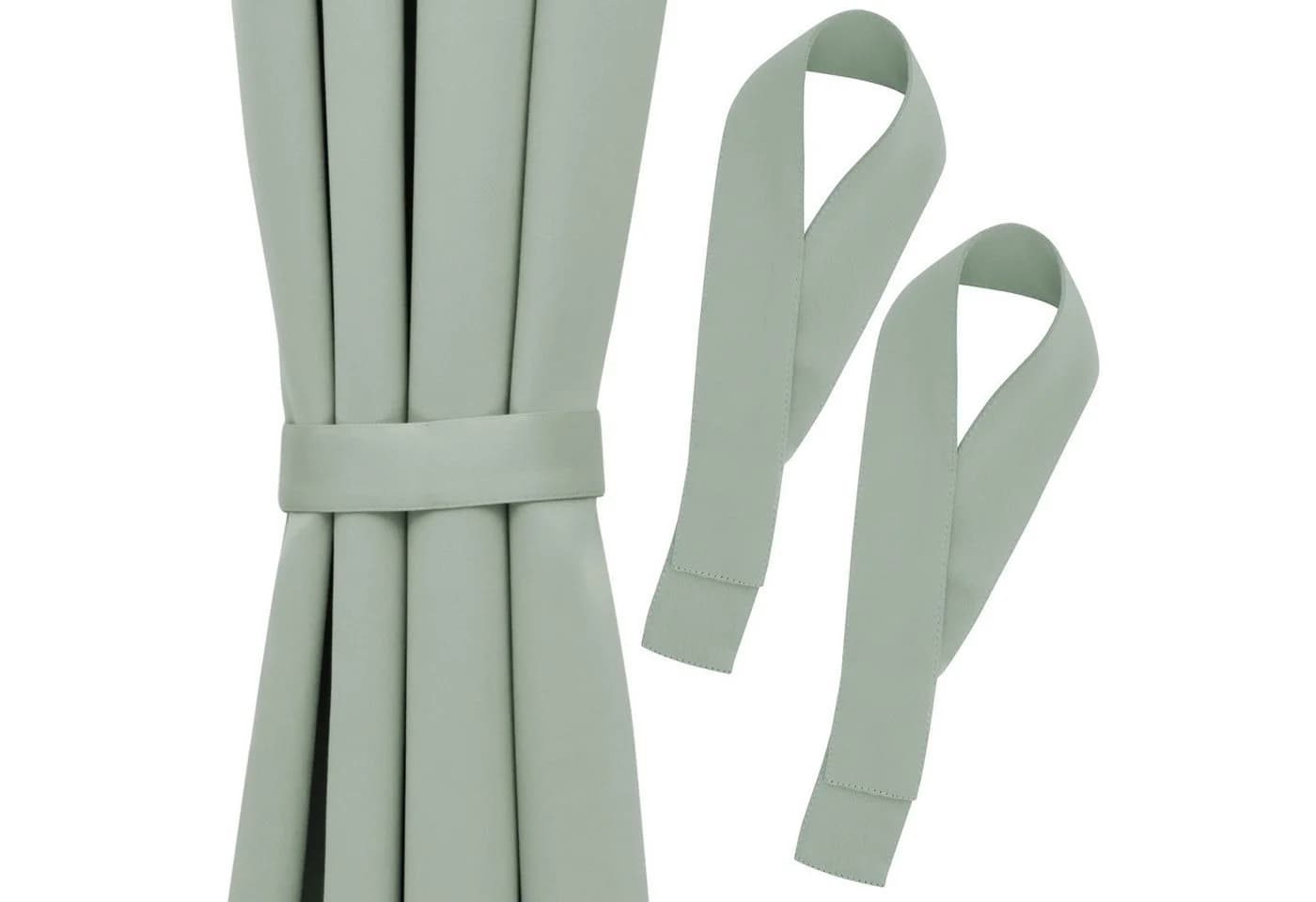 Blumtal Raffhalter 2er-Set Grün für Vorhänge - Bild 2