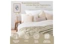 Wohndecke Oeko-Tex zertifizierte waschbare Wohn- & Kuscheldecke, Blumtal, mit weicher Sherpa-Innenseite Bild 3