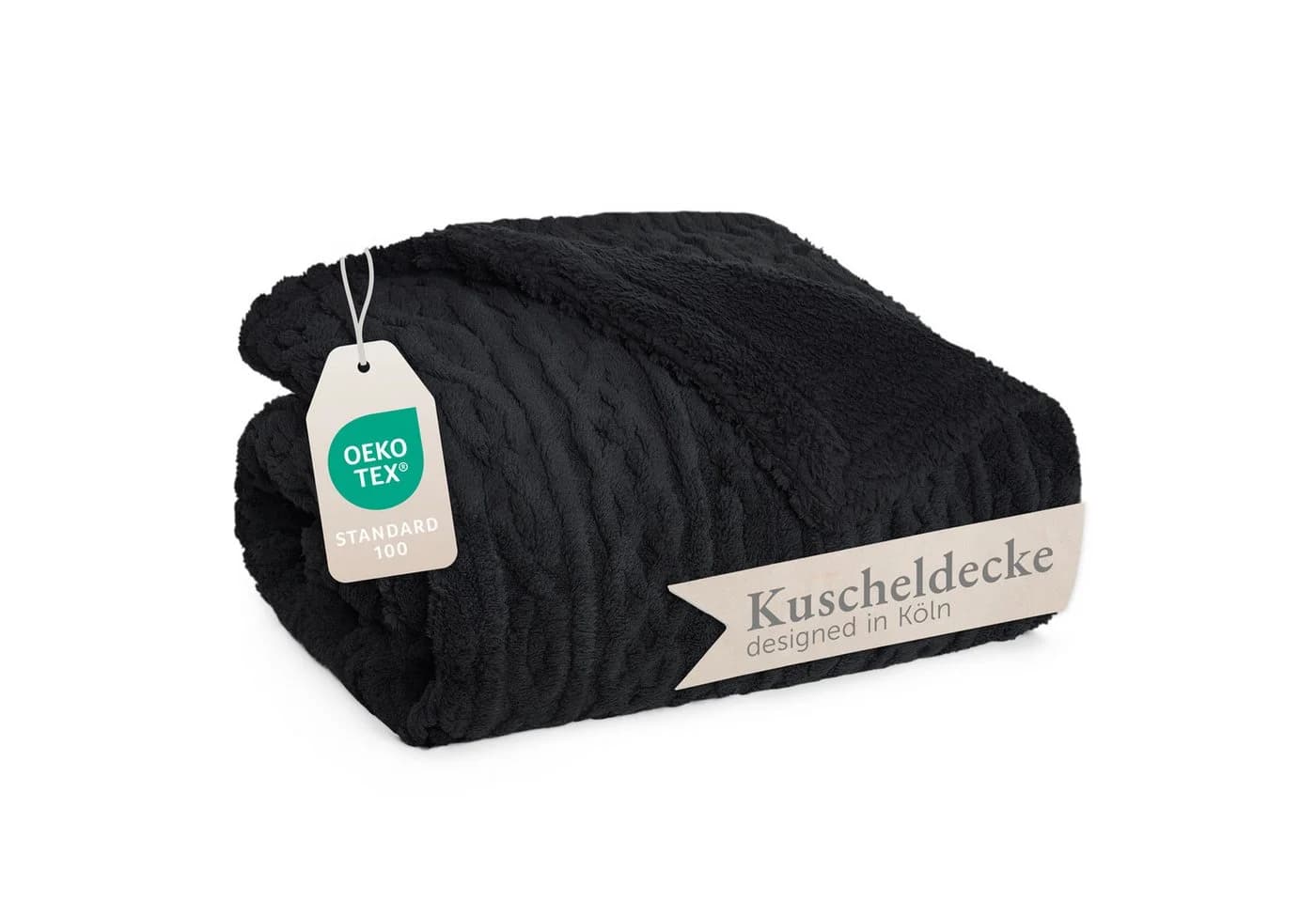 Wohndecke Blumtal Oeko-Tex Zertifiziert Waschbar Mit Weicher Sherpa Innenseite - Bild 2