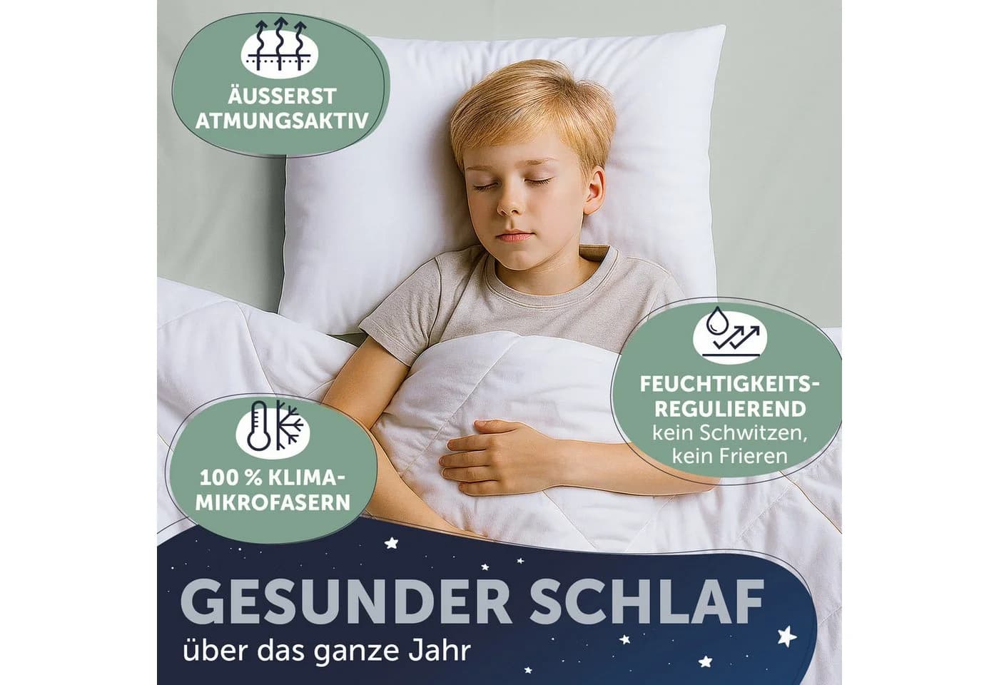 Laleni Babybettdecke und Kissen Set - OEKO-TEX zertifiziert - Bild 3
