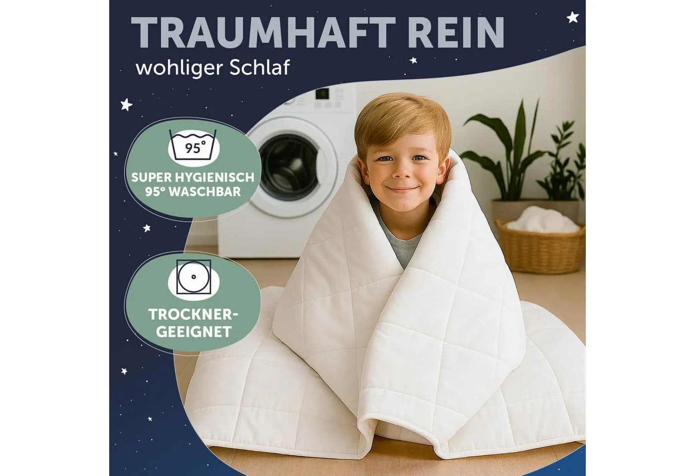 Laleni Babybettdecke und Kissen Set - OEKO-TEX zertifiziert - Bild 5