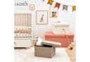 Laleni Sitztruhe Sitzbank mit Stauraum Boucle Taupe Bild 1
