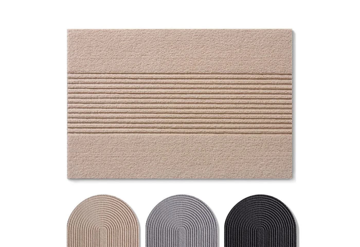 Blumal Fußmatte rutschfest Beige/Grau Schmutzfangmatte - Bild 2