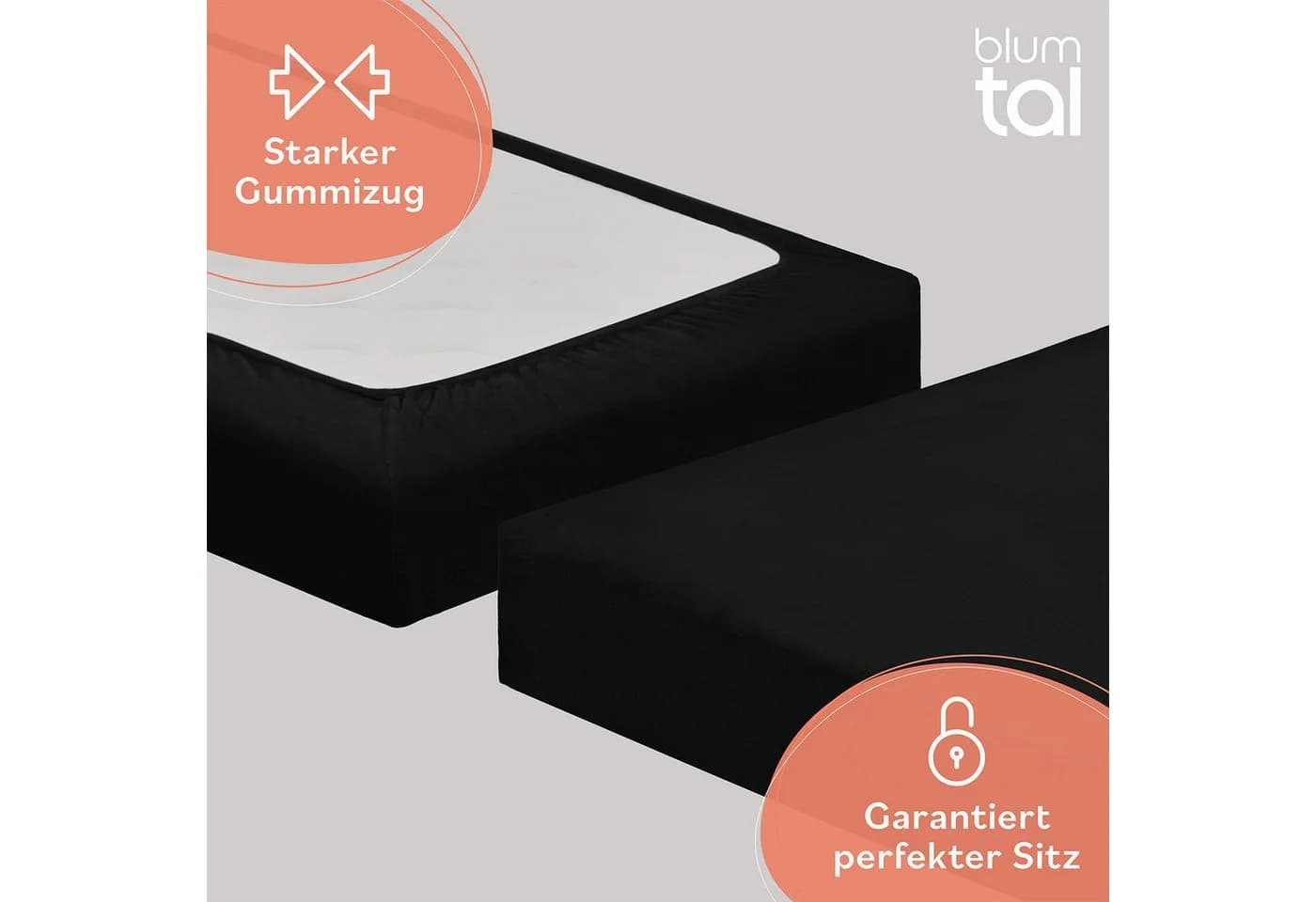Blumtal Spannbettlaken Cashmere Touch Oeko-Tex Zertifiziert Plüsch Mikrofaser - Bild 4