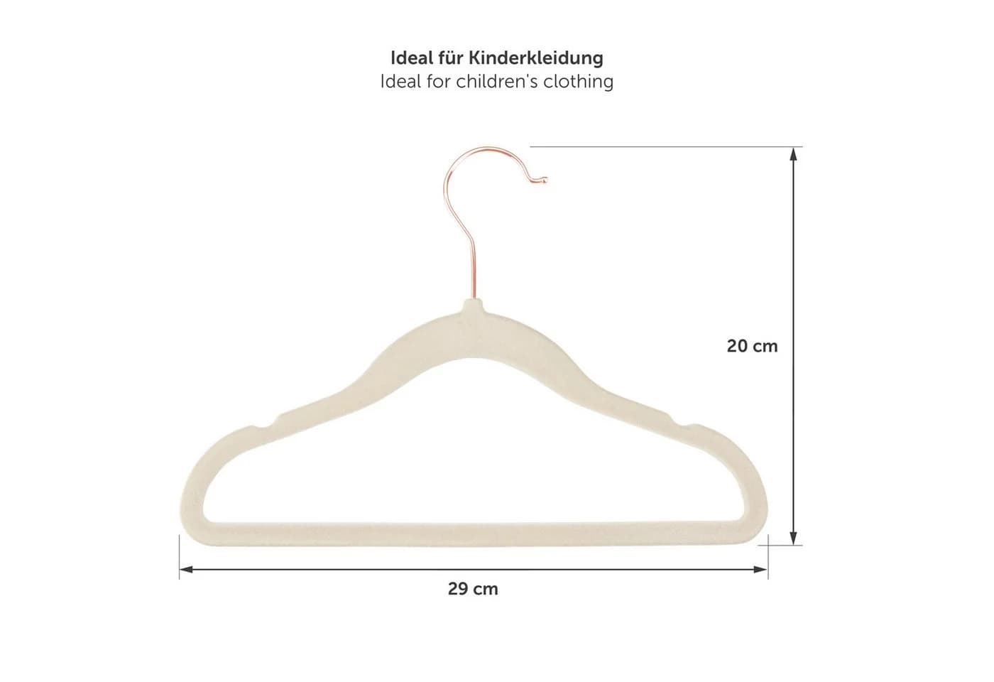 Laleni Kleiderbügel für Kinder 50-tlg. rutschfest 360° drehbar - Bild 5