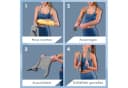 Blumtal Sporthandtuch mit Kühlfunktion Grau Mikrofaser 3er-Pack Bild 3