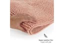 Blumtal Badematte Chenille Rosa 100% Polyester Rutschfest Bild 5