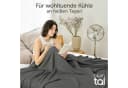 Blumtal Microfaser Sommerdecke Anthrazit Kühlend Bambus Bild 4