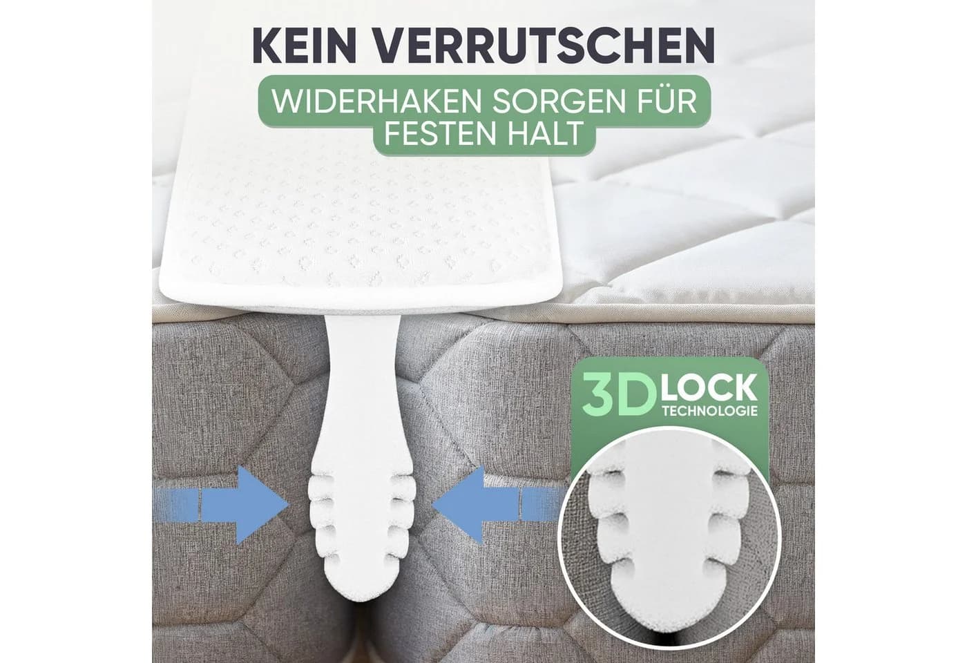 Matratzenkeil Blumtal Rutschsicher mit Spanngurt-Set - Bild 3